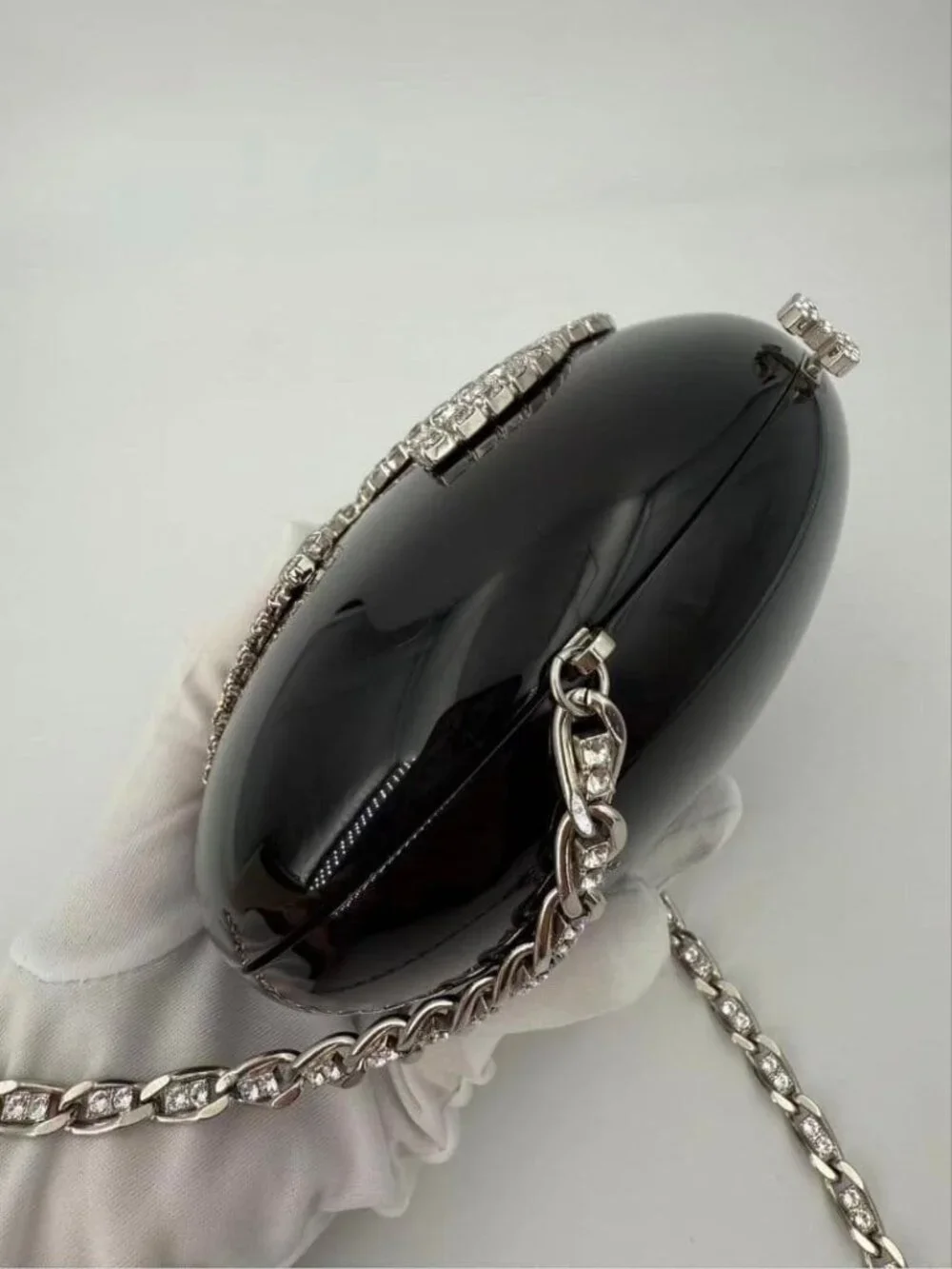 Chanel Acrylic Oval Chain Bag